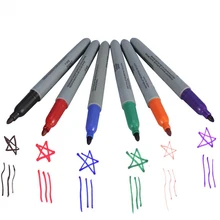 6 шт. цветные водонепроницаемые маркеры для татуировок пластиковые нетоксичные ручки для позиционирования пирсинга аксессуары для макияжа инструменты для рисования