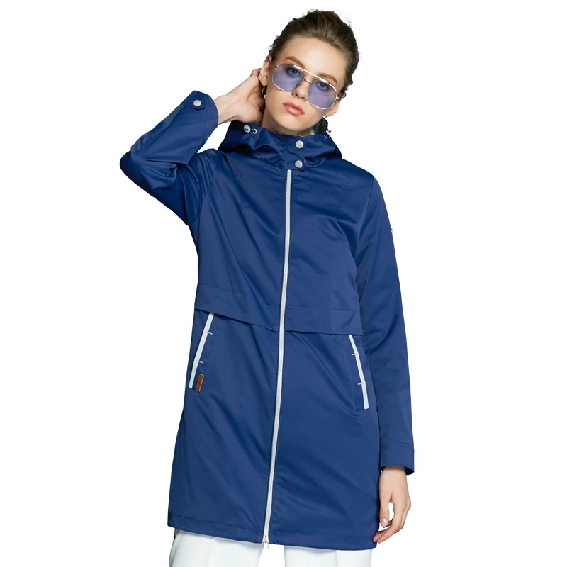 ICEbear 2018 Woman Clothing Solid Color Long Sleeved Casual Women Coat Stand Collar Pockets Fashion Trench Coats 17G122D ICEbear 2018 Woman Clothing Solid Color Long Sleeved Casual Women Coat Stand Collar Pockets Fashion Trench Coats 17G122D