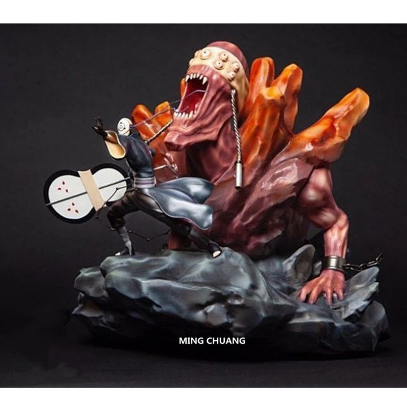 Naruto-Shippude-Ultimate-Ninja-Storm-Statue-Akatsuki-Bust-With-LED-Light-GK-35CM-Action-Figure-Collectible