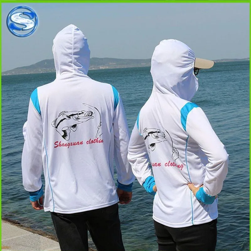 2017 New fishing clothing sun protection clothing men/women long