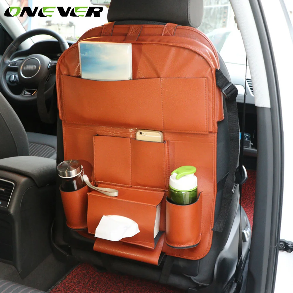 Onever Premium Car Backseat Organizer with Foldable Table