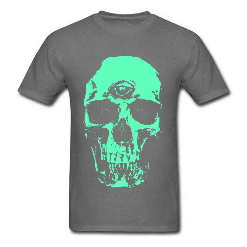 Camisa All Seeing Skull Men Tshirts 2018 Popular Thanksgiving Day Short Sleeve Crew Neck Pure Cotton Tops & Tees Normal T-shirts All Seeing Skull carbon