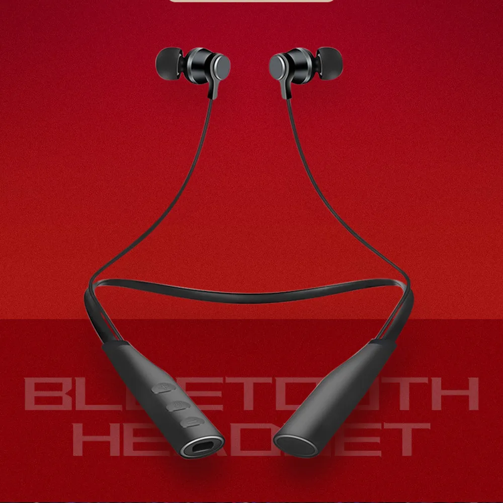Беспроводные Bluetooth TF карты спортивные музыкальные наушники стерео Бас бег