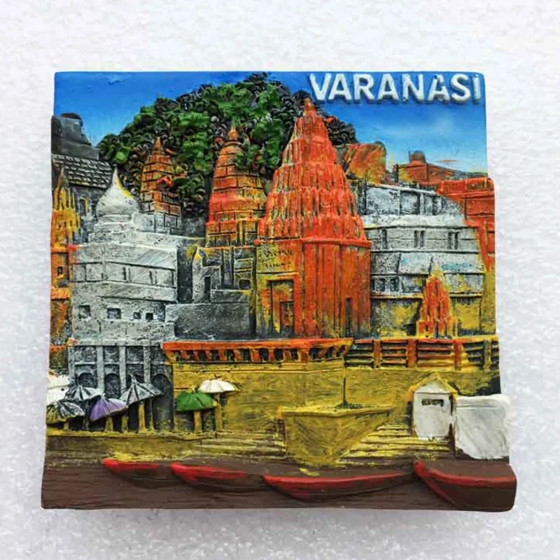 1pc Creative India Varanasi Ganges River Bath VARANASI Travel Tourist