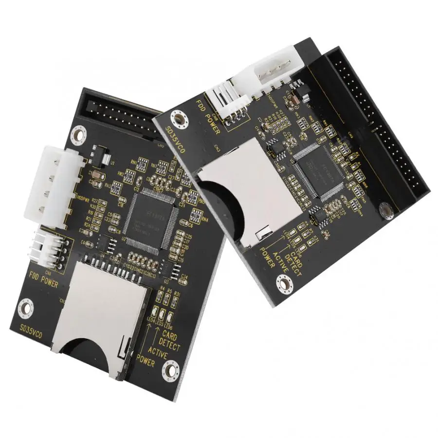 3.5/" 40Pin 40-Pin Male IDE To SD//SDHC//MMC memory Card SD to 3.5 IDE Adapter