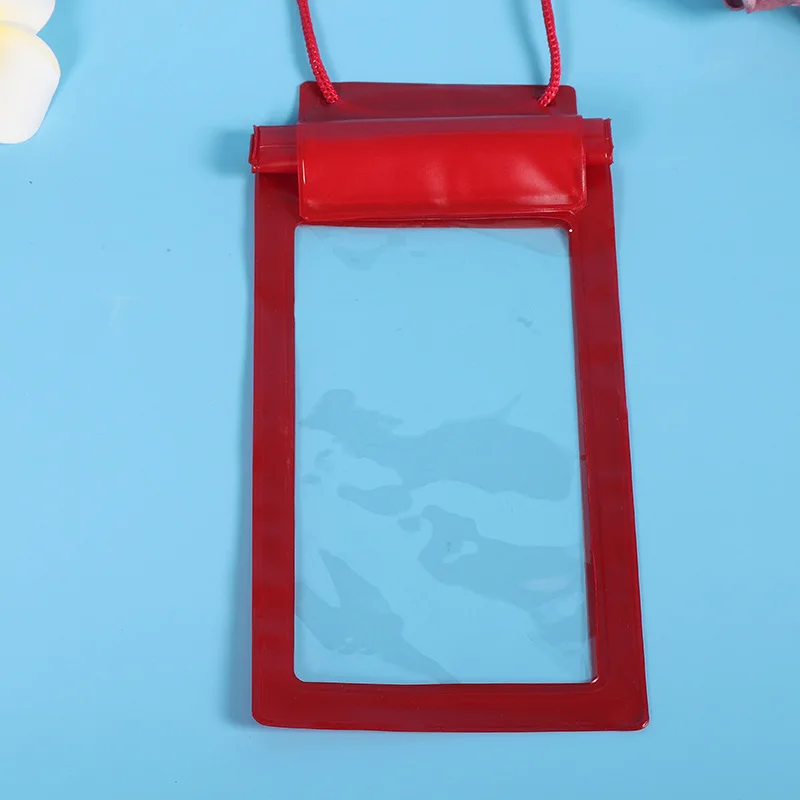 6,5 дюймовый Чехол для мобильного телефона, красная водостойкая подводная сумка, сухой Чехол для сплав на каноэ каяках - Цвет: розовато-Серый