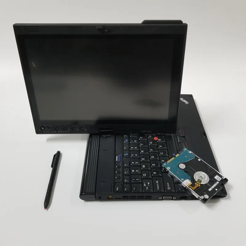 US $221.25 For Lenovo X200T laptop 2019 auto repair softare alldata software and mchell ondemd atsg with X200T touch screen 4GB laptop