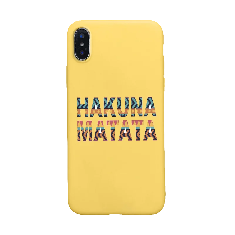 Hakuna Matata Король Лев Тимон Мягкий силиконовый чехол для телефона чехол для iPhone 5 5S SE 6 6s 7 8 plus X Xs XR max pumbaa simba - Цвет: Y-1342