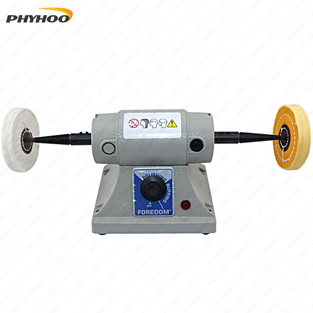  Foredom Motor Adjustable speed Grinding & polishing machine With two Buffing Wheel Jewelry Making S