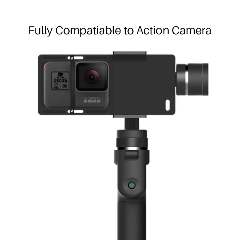 Cena Funsnap uchwycić 3 osiowy ręczny smartfon Gimbal Gopro stabilizator dla iPhone Xs Max XR pikseli Gopro 7 6 5 Y EKEN H9