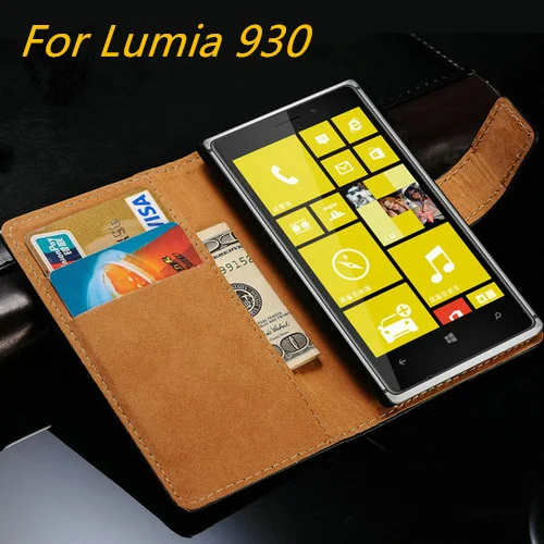 

N930 Case Leather Cases for Nokia Lumia 930 Flip Stand Design Phone Back Cover Wallet with Card Slot Book Style black Nokia930