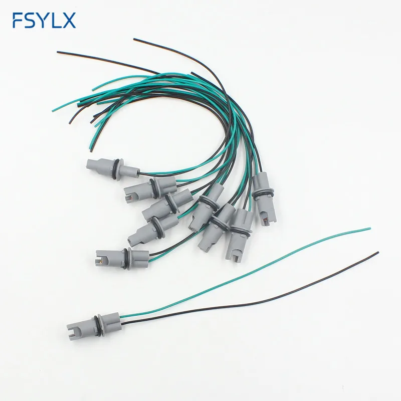 

High quality T10 LED Bulb Holder Base Socket T10 T15 T13 W5W 194 168 High-temperature Cable wiring Harness T10 Plug Connector