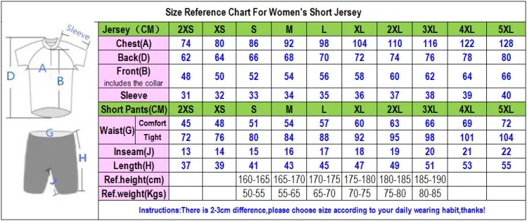 Womens Short Sleeve Size