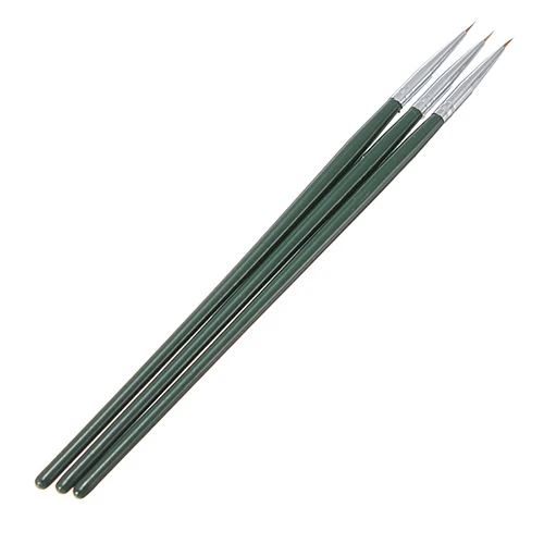 

3Pcs High Quality Acrylic Painting Drawing Dotting Nail Art Tool Salon Brush Tips Liner Pens Set DIY Decorations 5VXH 7GYR