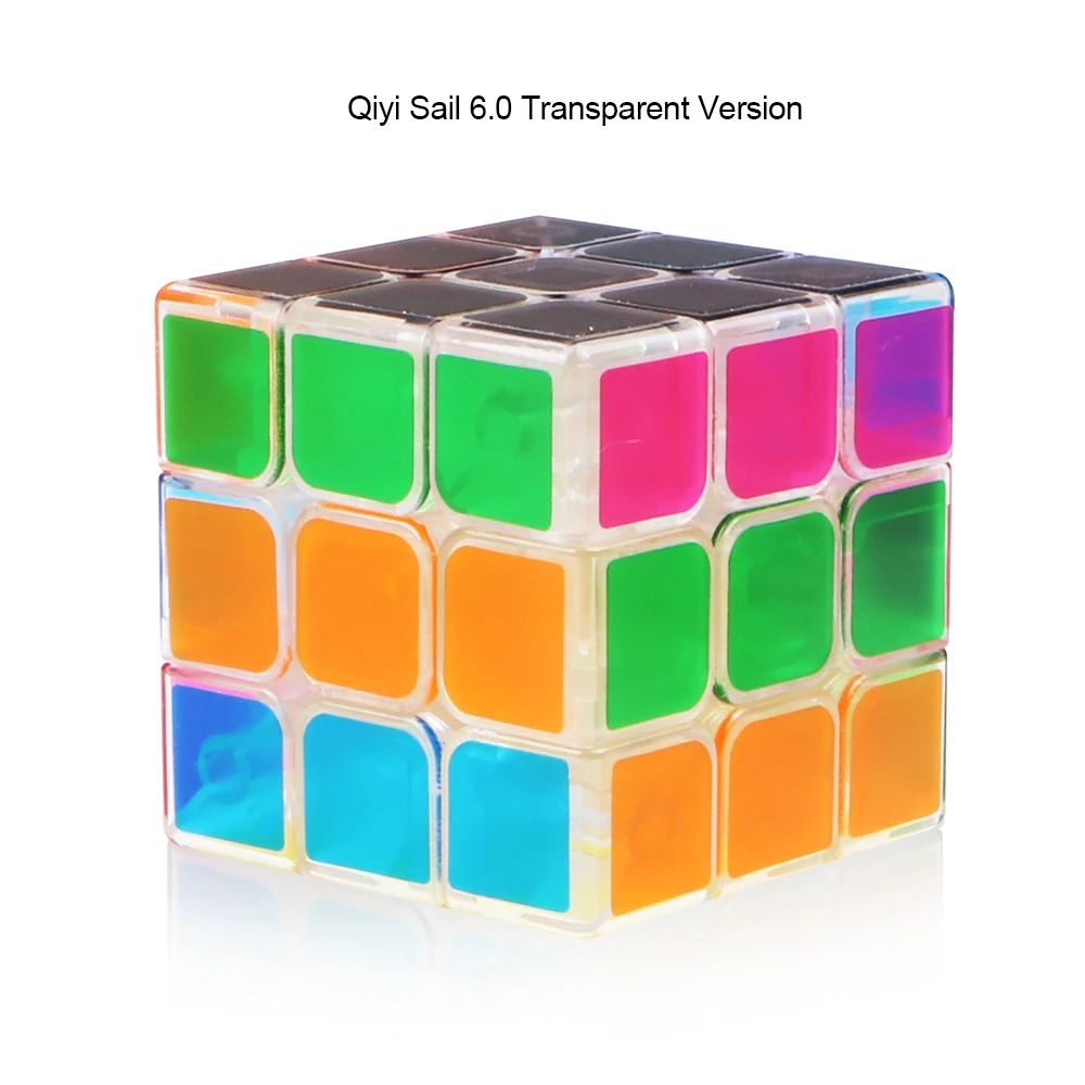 D-fantix Qiyi sail 3x3x3 кубик рубика Magic Cube Скорость головоломка 3 на 3 Пазлы игрушки(60 мм