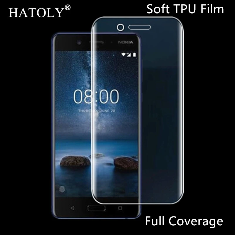Мягкая нано пленка из ТПУ для Nokia 3 Защита экрана TA 1020 1032 с полным покрытием не