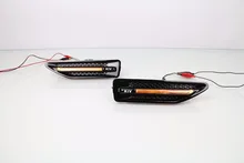 EOsuns led laterale indicatore di direzione + luce di marcia diurna drl spia lampada luce parafango per kia rio k2 2012-2016