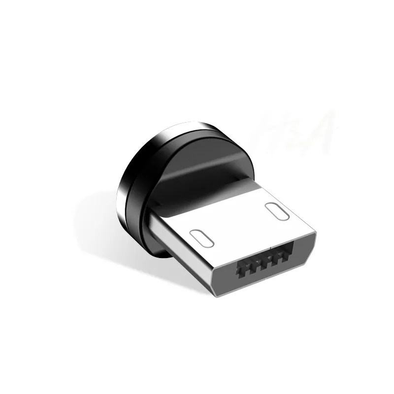 Магнитный кабель Micro usb type C адаптер для быстрой зарядки телефона Microusb type-C магнитное зарядное устройство usb c для iphone samsung xiaomi - Цвет: For Micro Plug