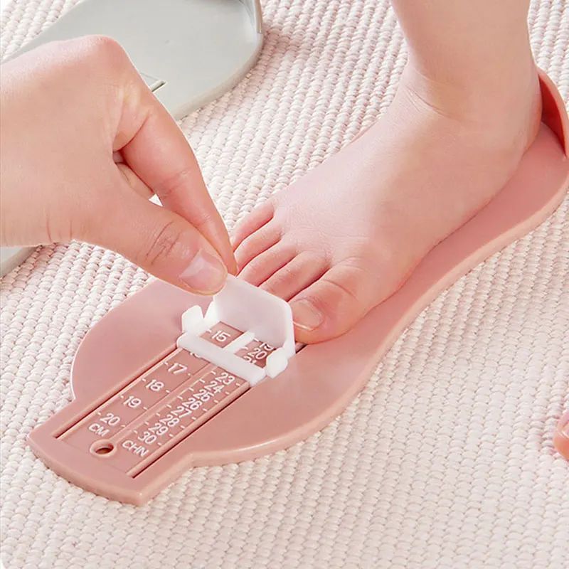 Kids Infant Foot length Measure Gauge Shoes Size Measuring Ruler Tool Baby Adjustable Range 0-20cm size