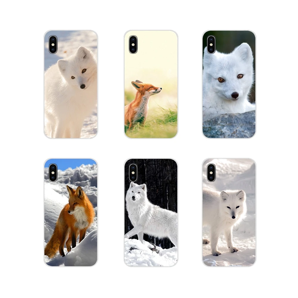 

For Huawei Mate Honor 4C 5C 5X 6X 7 7A 7C 8 9 10 8C 8X 20 Lite Pro Accessories Phone Cases Covers fox white red animal cute