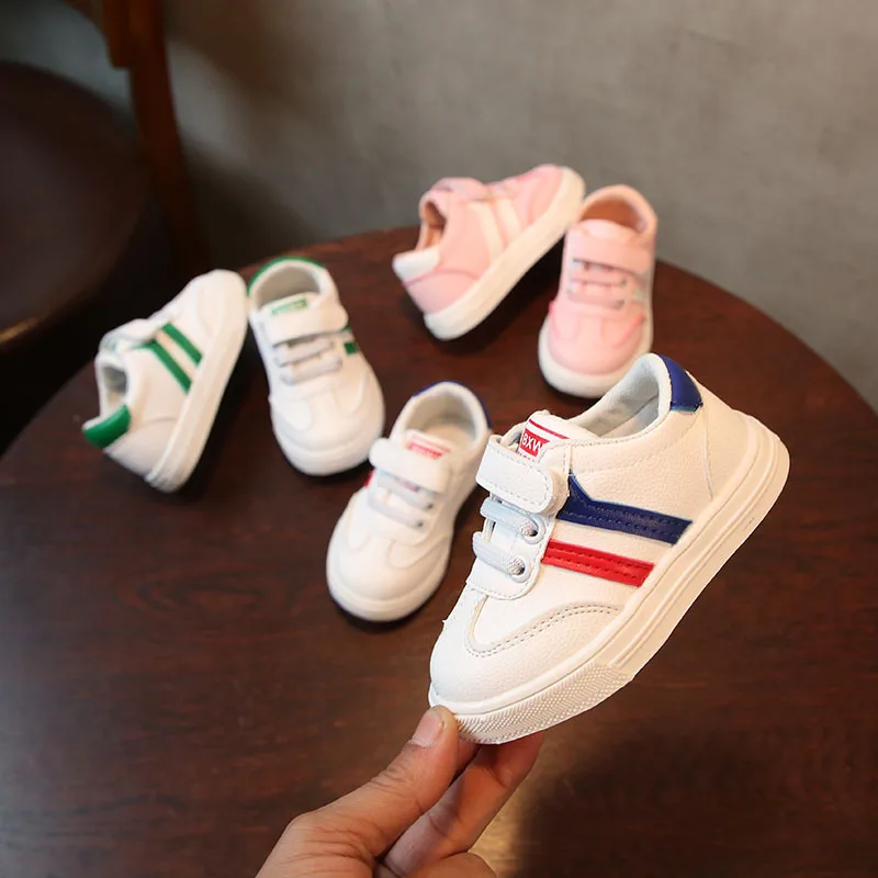 

European Hook*Loop casual children casual shoes All seasons rubber fashionable sneakers kids cool cute baby girls boys shoes