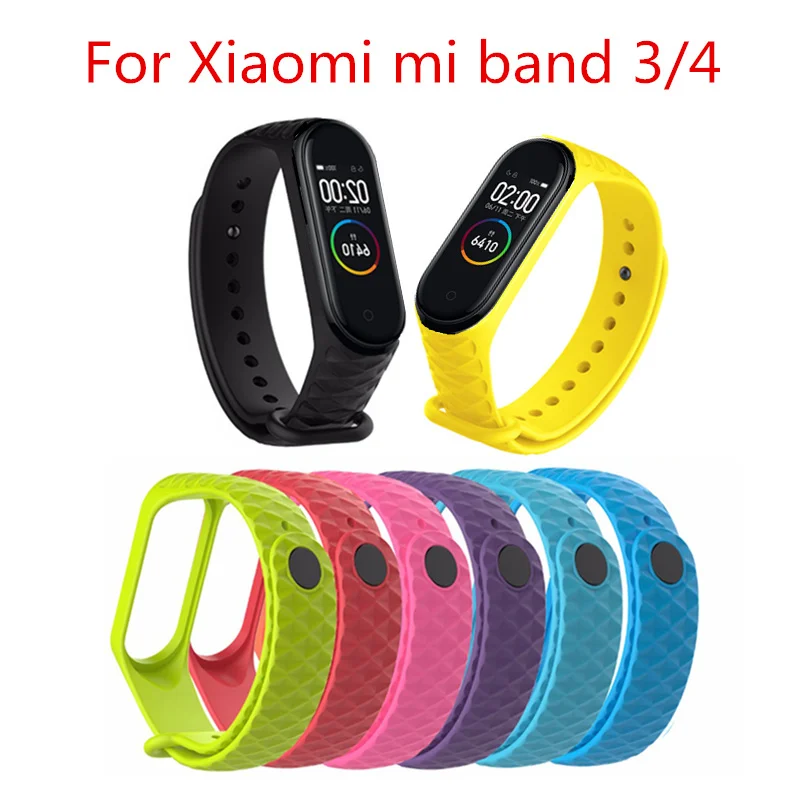 Для Xiaomi mi Band 3/4 красочные ремешок для fitbit Смарт часы аксессуар Saati замена
