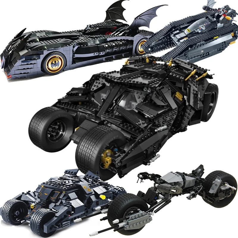 Pаспродажа Decool 7105 7116 Comaptible Legoing Batman Tumbler фильмы фигурки Batpod Бэтмобиль Набор строительных блоков Детские игрушки Technic Bricks