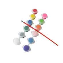 6 Соединенных уклоном акриловых красок 8 Соединенных 12 цветов пигмент керамическая цветная краска гипсовая кукла краска покрытие