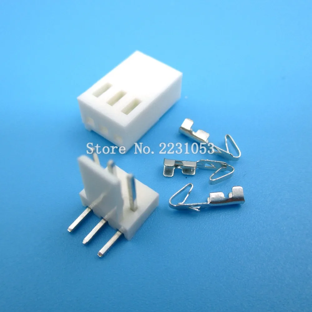 20 комплектов KF2510 3AW 3P коннектор прямоугольный штыревой разъем 2 54 мм 3pin|header pin