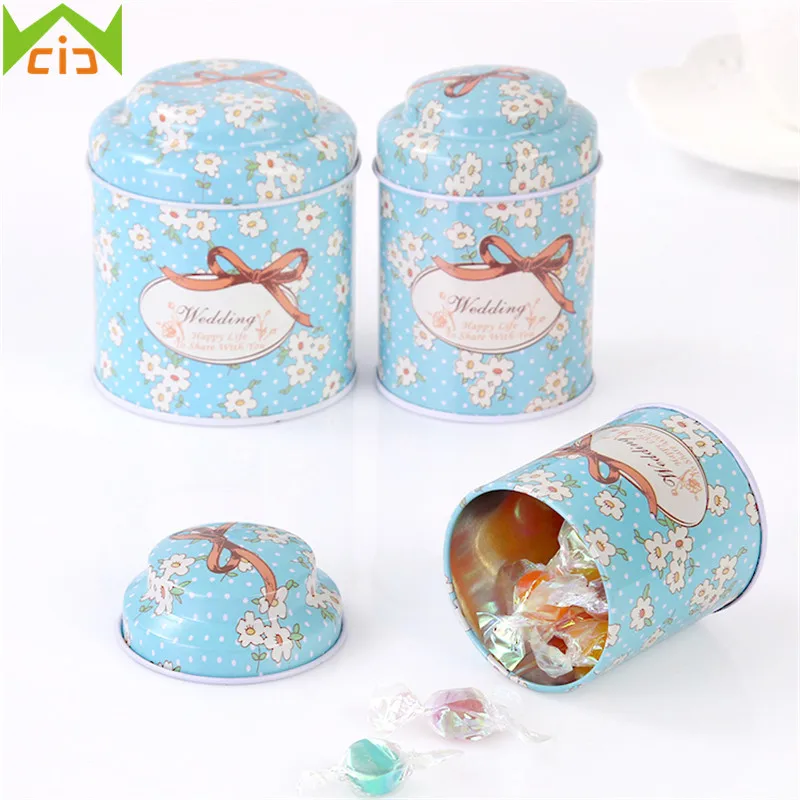 

WCIC Vintage Metal Tea Box Storage Boxes Bins Tea Canister Coffee Jar Caddy Seal Storage Bottle Candy Case Chocolate Organizer