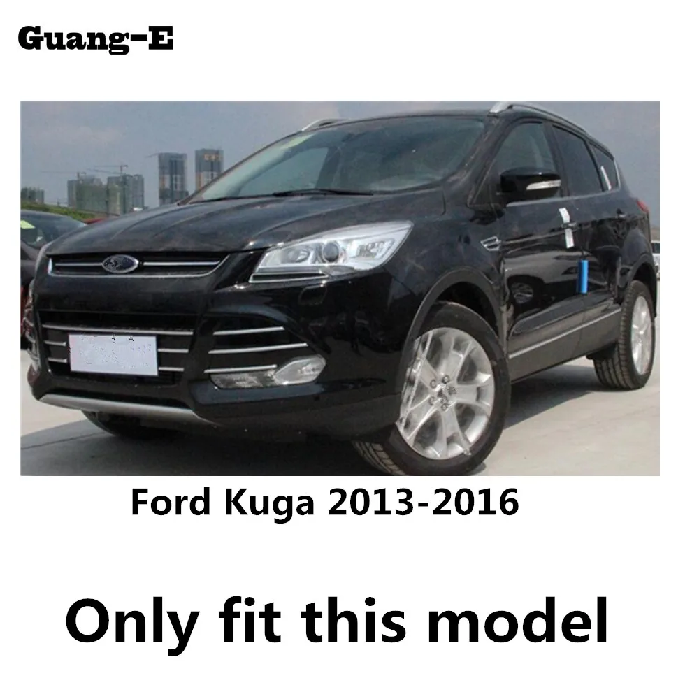 Задний бампер для автомобиля защита углов рамка край доска ABS хром 2 шт. Ford Kuga Escape