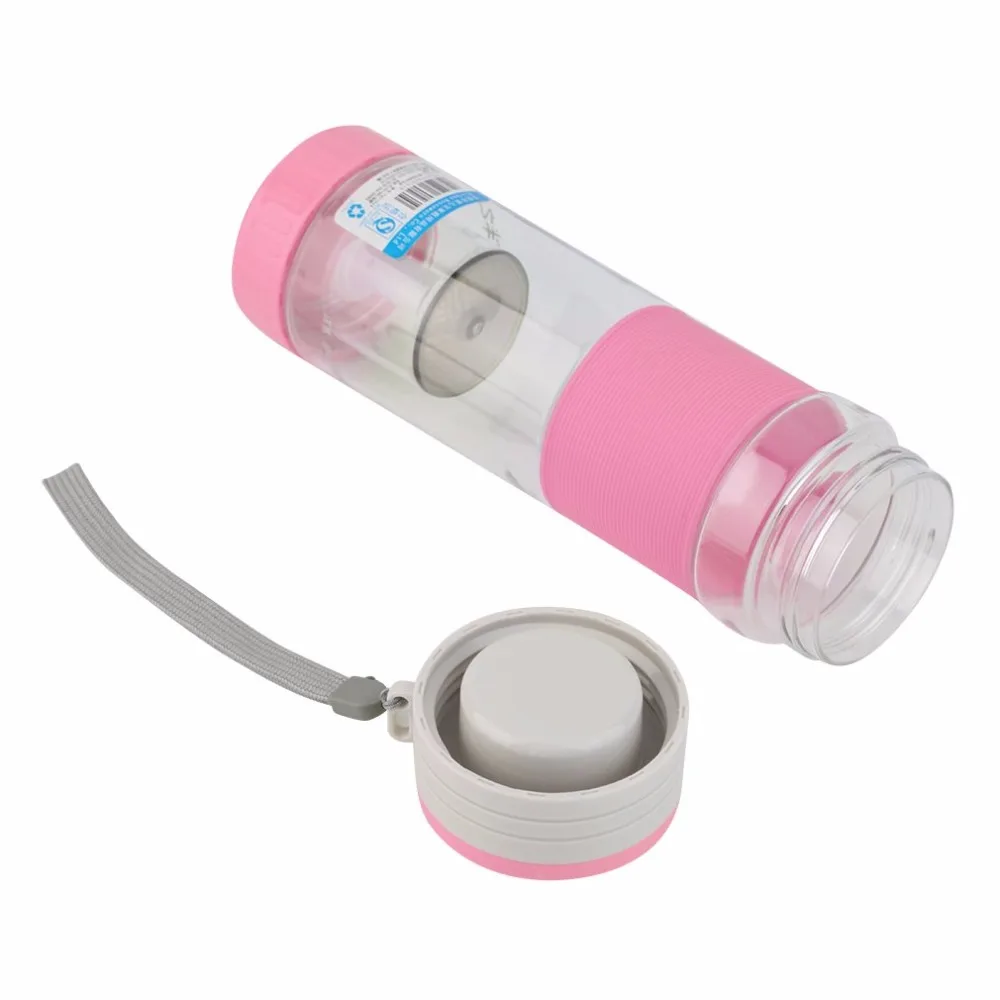 PREUP 550ml bike bicycle sport water bottle with Filter Strainer Leak Proof Travel Tea Bottles 5