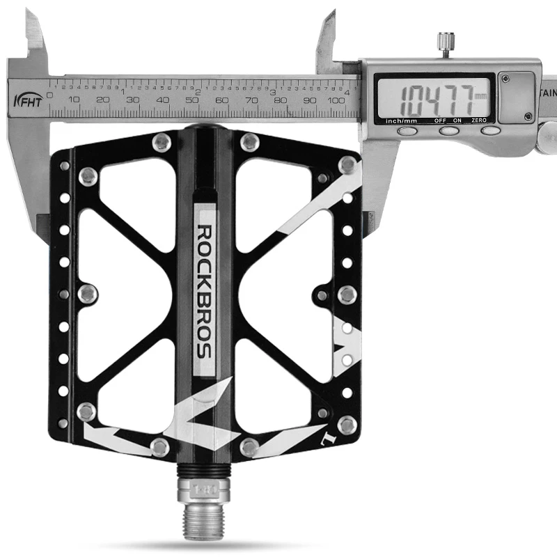 ROCKBROS педали для велосипеда из алюминиевого сплава, ультралегкие, ширина 104 мм, герметичные, 3 подшипника, педали для горного велосипеда, Аксессуары для велосипеда