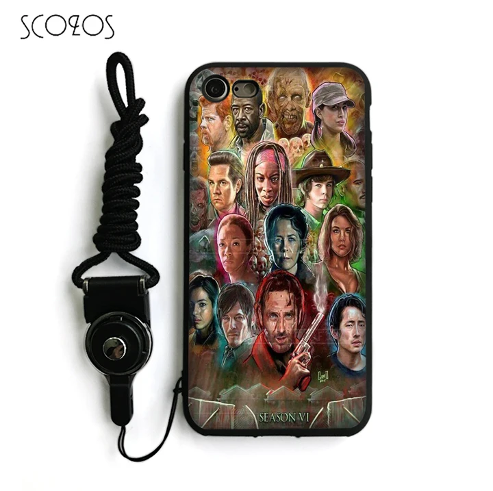 SCOZOS The Walking Dead Season Silicone TPU Phone Case Cover For IPhone X 5 5S Se 6 6S 7 8 Plus Plus#na173 |