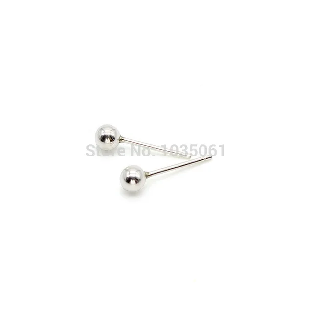 10 Pairs Lot 925 Silver Earring S Small Round Ball Sterling 10 Pairs Lot 925 Silver Earring S Small Round Ball Sterling Stud Earrings New