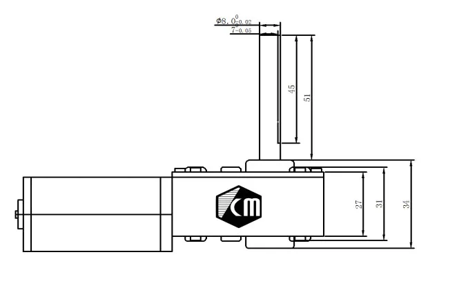 5840-31ZY DC червячный мотор-редуктор самоблокирующийся двигатель постоянного тока 52 мм длинноосевой двигатель