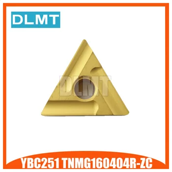 

10PCS YBC251 TNMG160404R-ZC Enternal Turning Tools carbide insert milling insert CNC Tools Lathe tools Lathe cutter