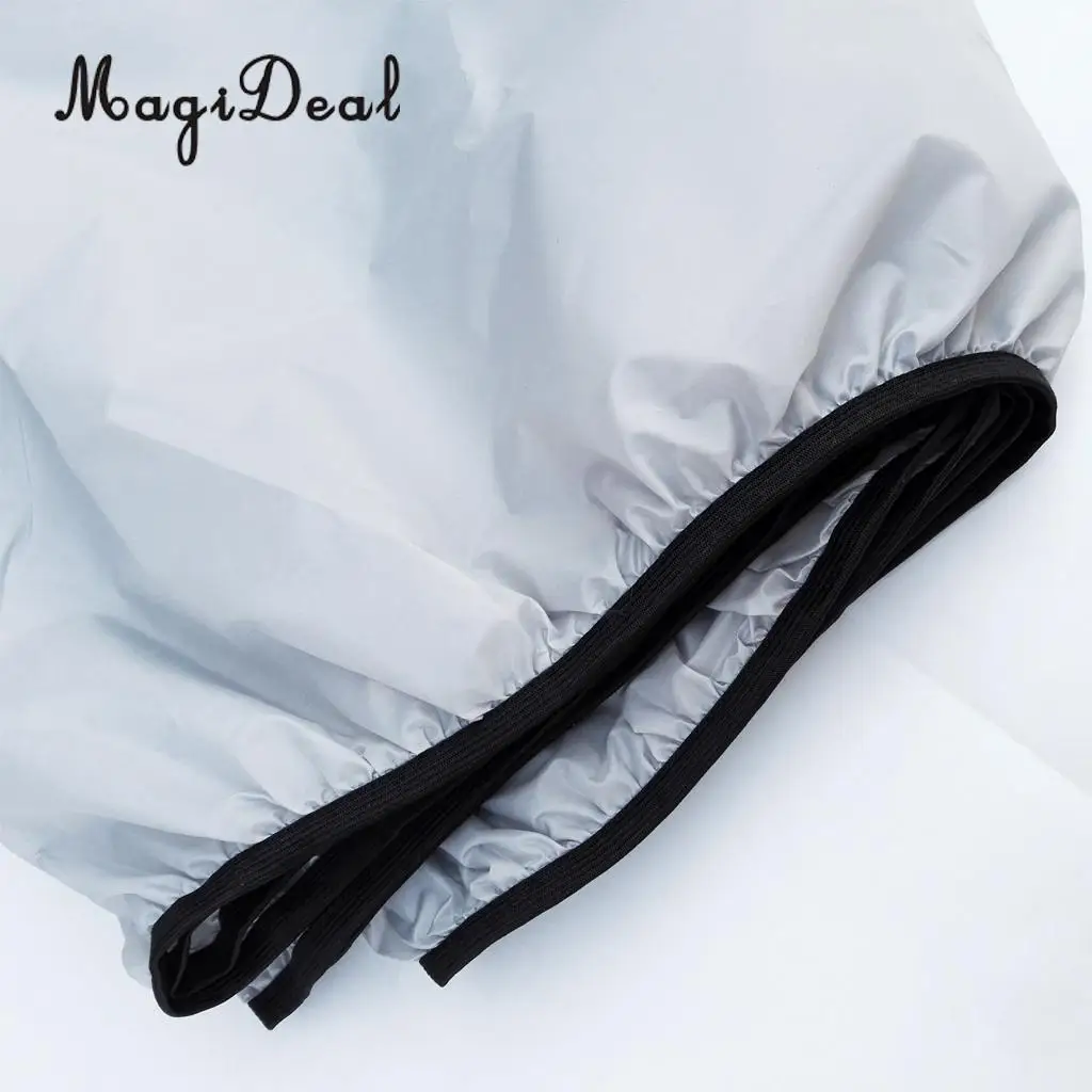 MagiDeal Universal Waterproof Sunblock Cloth 3.5-4m Kayak Canoe Storage Dust Cover Shield for Rowing Boat Dinghy Acce Light Grey