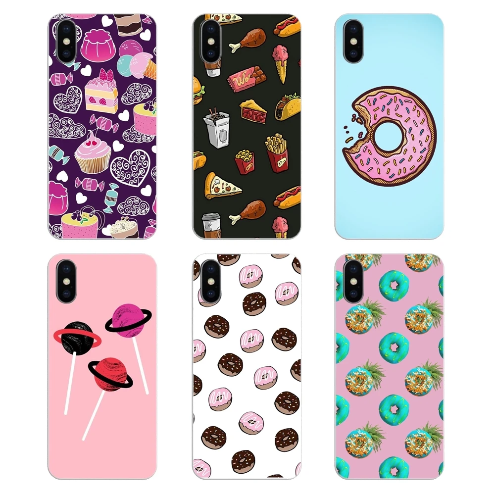 For Samsung Galaxy A5 A6 A7 A8 A9 J4 J5 J7 J8 2017 2018 Plus Prime Silicone Phone Shell Cover Food Art Poster |