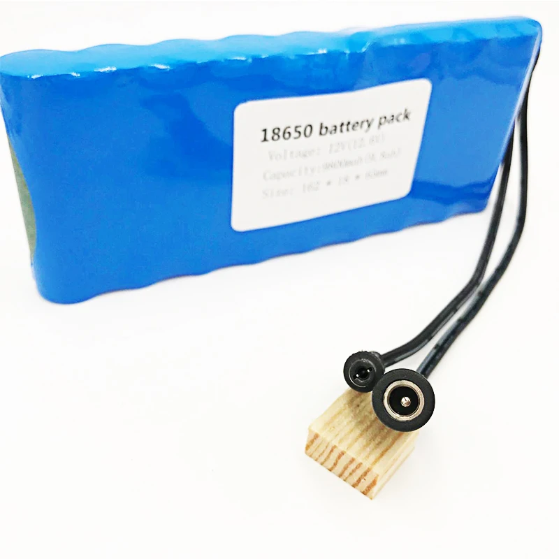  12V battery pack 9.8ah/9800mah BMS 3S 3P Portable Super Rechargeable 18650 case 12V Li-ion Battery  - 32892316169