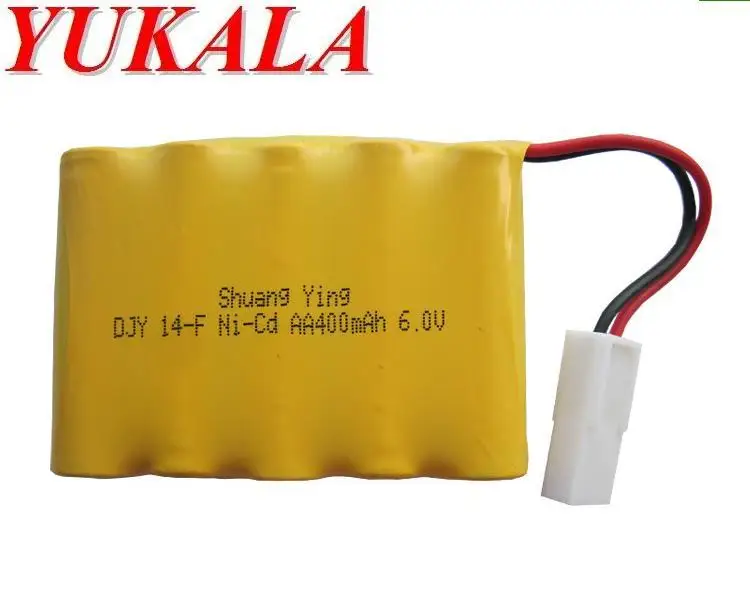 YUKALA 6.0V 400mAh N-CD AA Battery for E703-001 RC car RC boat RC tank Free shipping