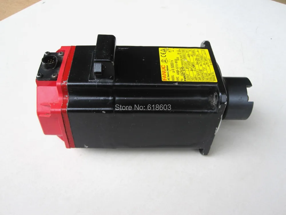 FANUC AC SERVO MOTOR A06B-0215-B200 USED Alpha iS 4/5000