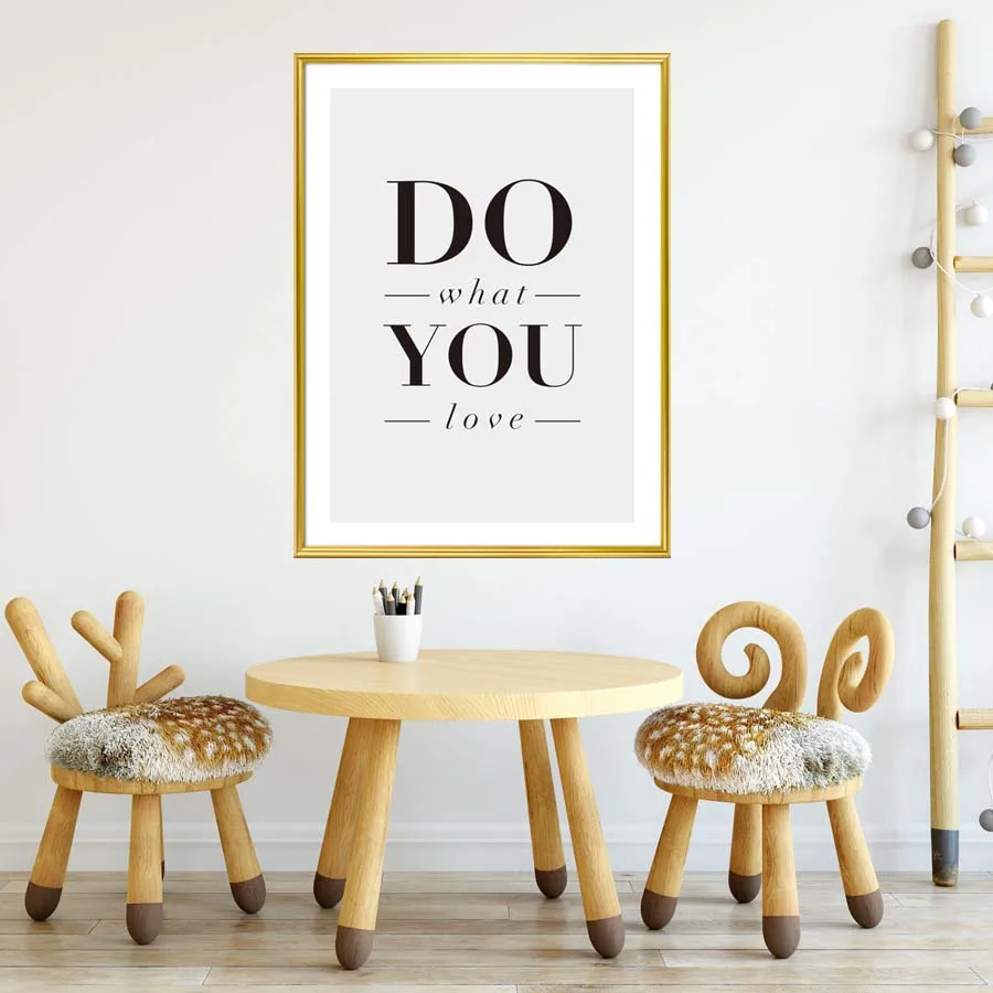 Wall Art Canvas Prints Do What You Love Inspirational