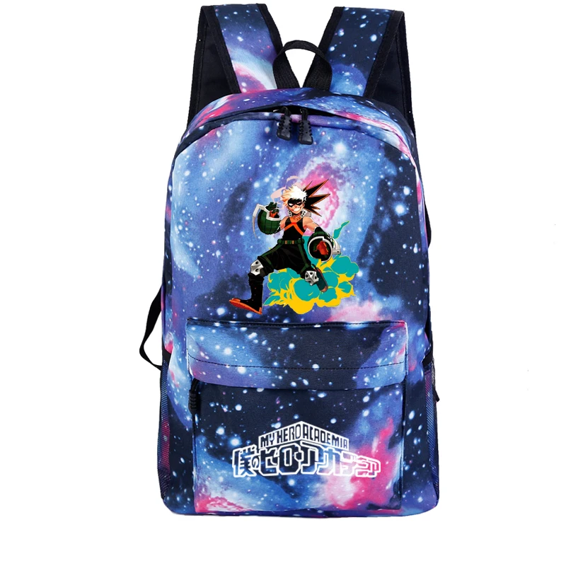 

Anime Boku no Hero Academia Backpack Teenage Izuku Midoriya Bakugou Katsuki School Bags Laptop Shoulders Bags backpack women