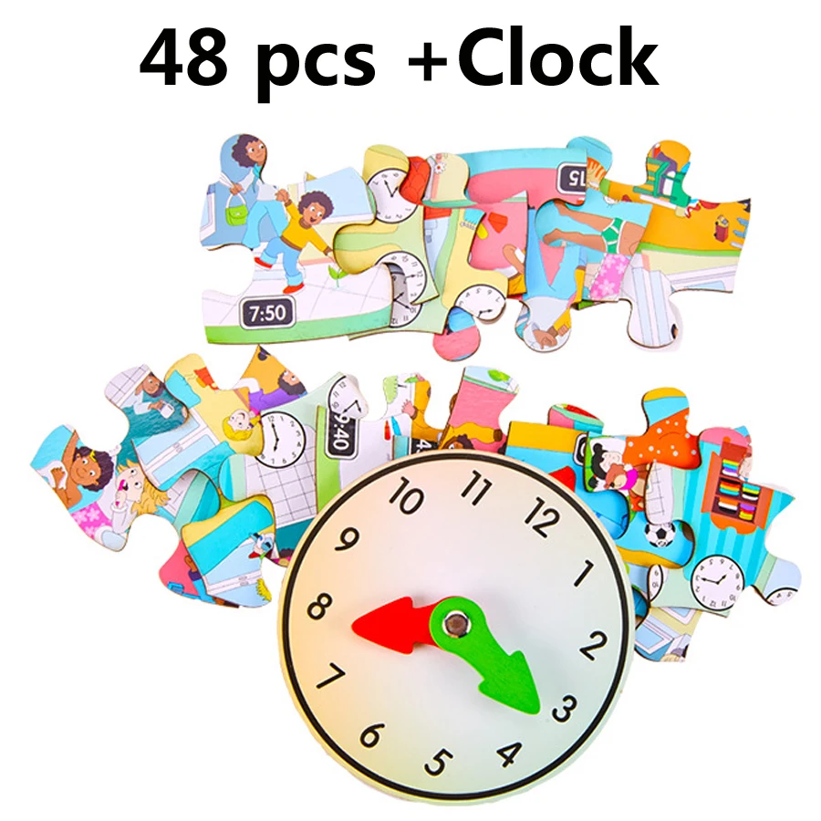 Clock Wooden Puzzle(3)