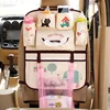 Cute Cartoon Lion Car Organizer Seat Back Storage Bag Hanging Stowing Tidying Baby Kids Travel Universal Auto Multi-pocket Bag ► Photo 2/6