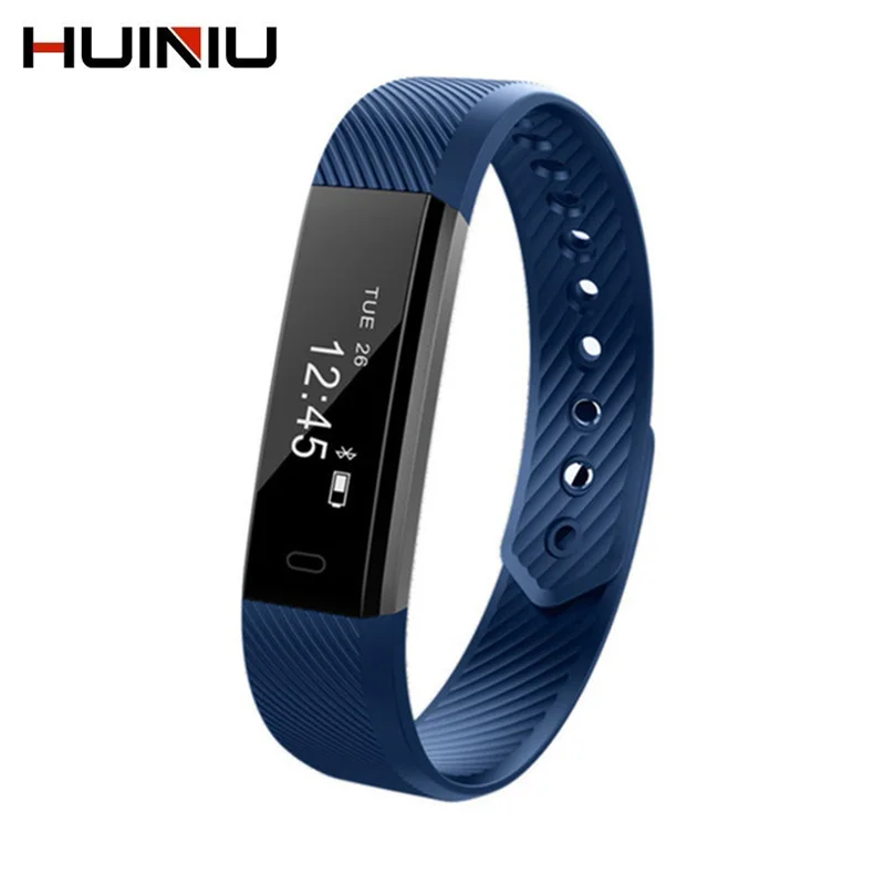 

ID115 Bluetooth Smart Bracelet Pedometer Fitness Tracker Step Counter Smartband Sport Wristband Smartwatches for Women Men
