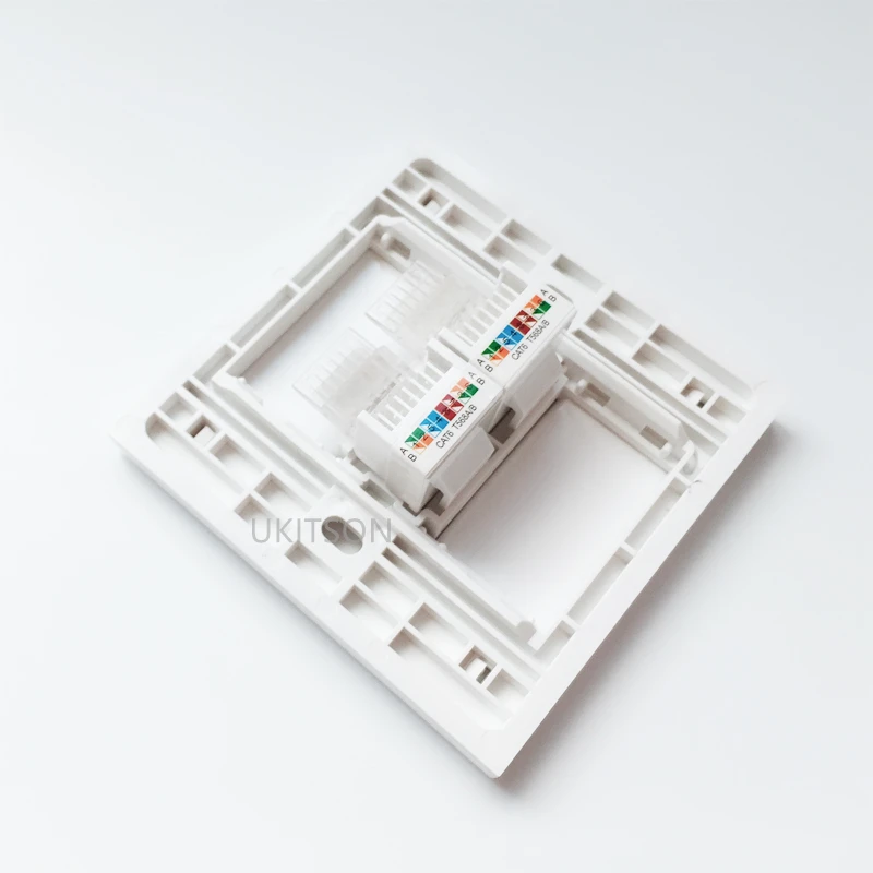 2 Ports RJ45 Face Panel pic 6