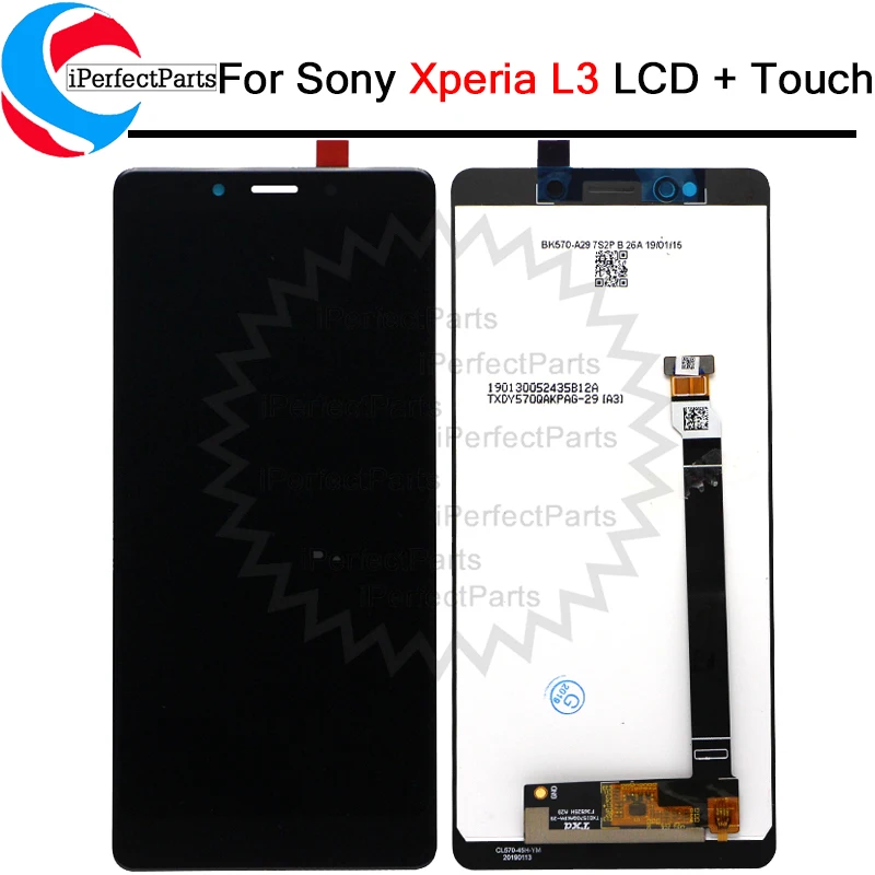 

5.7" For Sony Xperia L3 LCD I3312 I4312 I4332 I33 Display Touch Screen Digitizer Full Assembly Replacement Parts For Sony L3 lcd