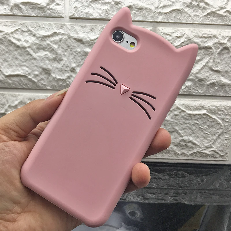 Shockproof Anti-Knock 3D Cat Dog Unicorn Silicone Cases for iPhone 7 Luxury TPU Case for iPhone 7 Plus Case Original Protective (19)